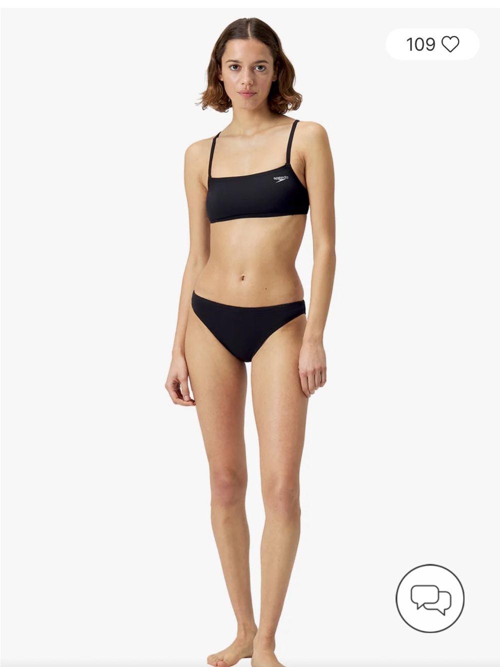 Speedo strappy Crop Top and bottoms